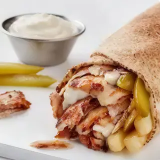 Menú kebab rollo grande