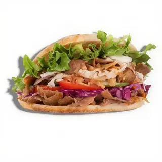 Menú kebab pan pita