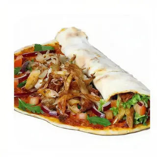 Pizza turca con carne