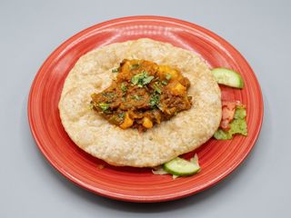 Prawn poori