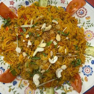 Gamba biryani