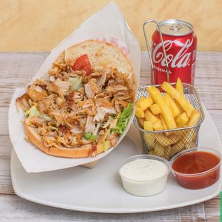 MENU KEBAB DOBLE DE CARNE