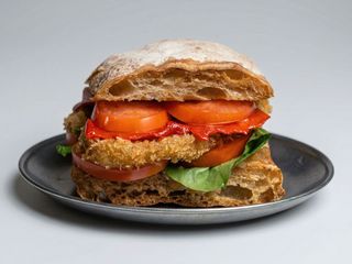Bocadillo Berenjena Crujiente