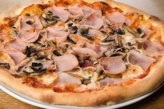 Pizza Prosciutto E Funghi (32 Cm.)