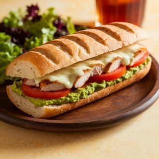 Pechuga con queso y tomate