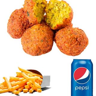 Menú falafel