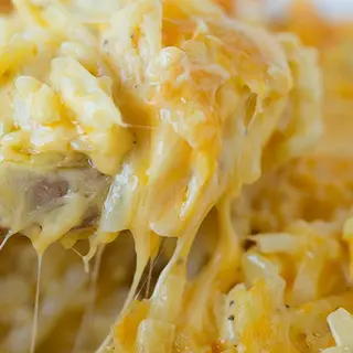 Patatas con queso