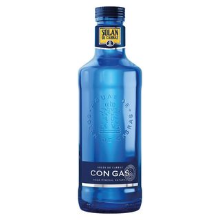 Agua Mineral con Gas Solán de Cabras 330ml.