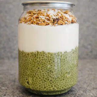 Matcha Chía Pudding