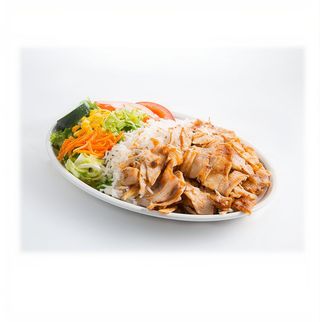 Plato Döner Kebap Con Arroz