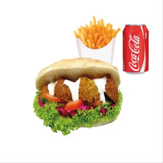 Menú Bocadillo Falafel con Queso