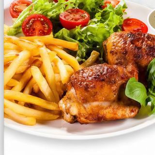 Combinado de pollo asado