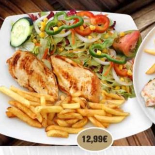 Combinado de pechuga de pollo