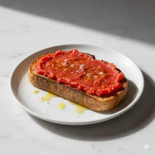 Tostada De Aceite Y Tomate