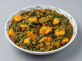 Prawn palak