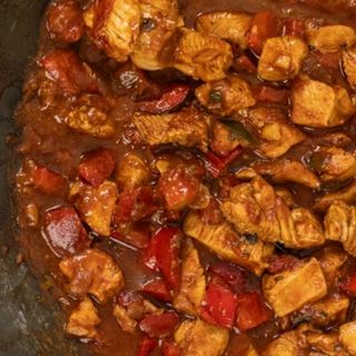 Pork balti