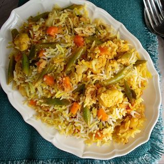 Vegetable biryani