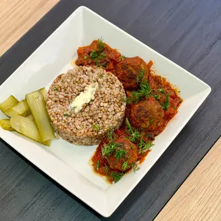 Albóndigas con trigo sarraceno