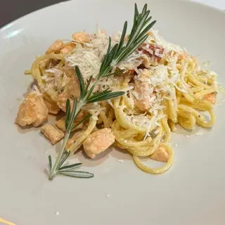 Pasta  con salmón