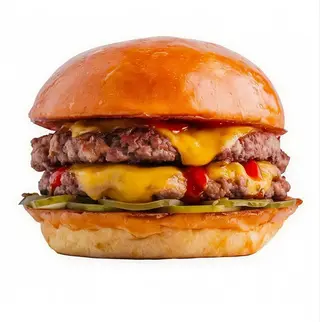 Burger Doble De Ternera