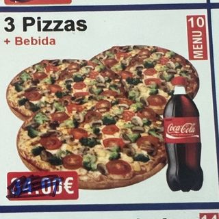 3 Pizzas Grandes