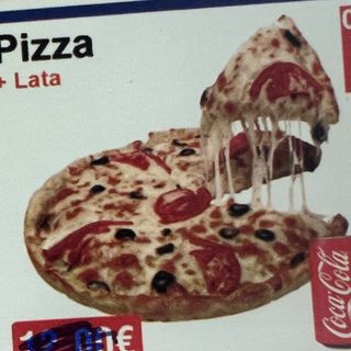 Pizza Grande con Bebida