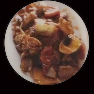 (130)ternera frita muy caliente