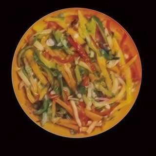 (160)verduras chinas al wok