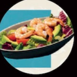 (73)ensalada de aguacate y gambas