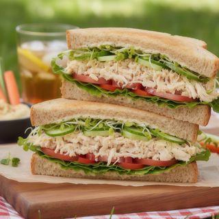 Sándwich de pechuga de pollo