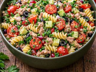 Pasta salad with tuna