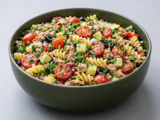 Pasta salad with tuna