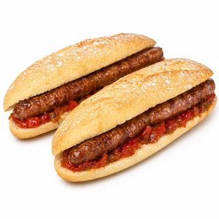 Bocadillo Pisto con Longanizas