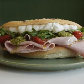Italian Burrata Bagel