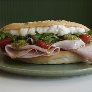 Italian Burrata Bagel