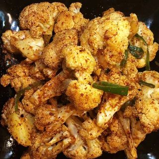 Plato de coliflor sabor barbacoa China