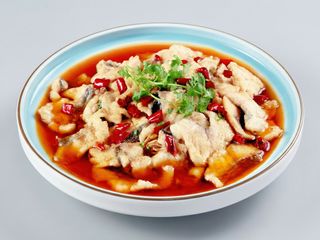 Pescado Con Tofu Picante