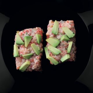 Fry Roll Pizza Sushi Salmon (8 piezas)