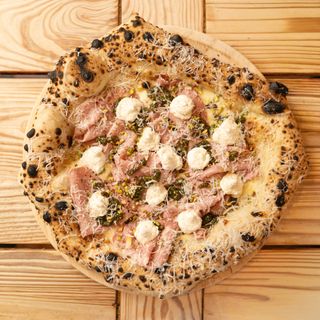 Pizza Mortadella E Pistacchio