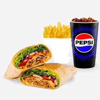 Menú taco de ternera,pollo o mixto