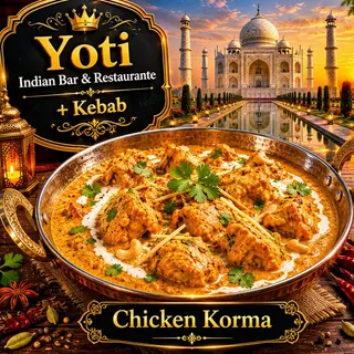 Korma de pollo (chicken korma )