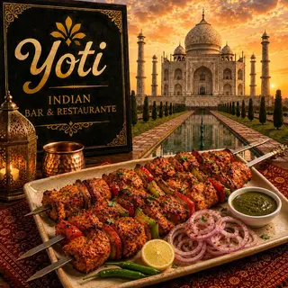 Tikka de pollo (chicken tikka)