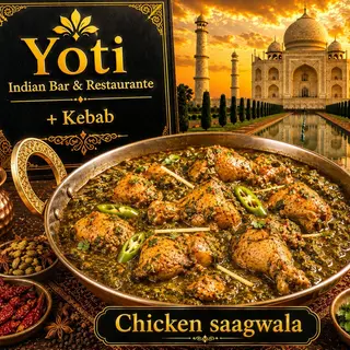 Pollo saagwala (chicken saagwala)