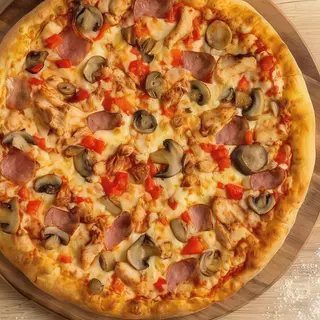Pizza especial de pollo 28cm