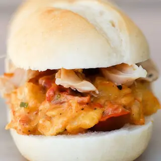 Bocadillo de pechuga de curry