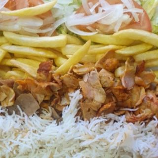 Platos de arroz basmati