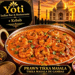 Tikka masala de gambas (prawn tikka masala )