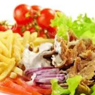 Plato döner kebab