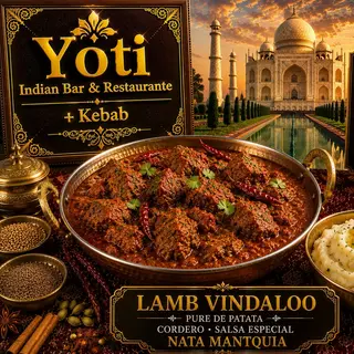 Vindalo de cordero (lamb cordero )