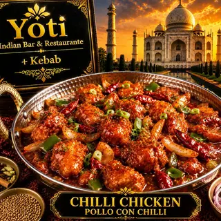 Pollo con chilli (chilli chicken)